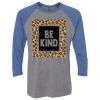 Unisex Triblend Three-Quarter Raglan T-Shirt Thumbnail