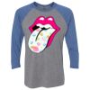 Unisex Triblend Three-Quarter Raglan T-Shirt Thumbnail