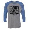 Unisex Triblend Three-Quarter Raglan T-Shirt Thumbnail