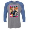 Unisex Triblend Three-Quarter Raglan T-Shirt Thumbnail