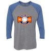 Unisex Triblend Three-Quarter Raglan T-Shirt Thumbnail