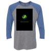 Unisex Triblend Three-Quarter Raglan T-Shirt Thumbnail