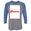 Unisex Triblend Three-Quarter Raglan T-Shirt Thumbnail