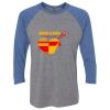 Unisex Triblend Three-Quarter Raglan T-Shirt Thumbnail