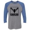 Unisex Triblend Three-Quarter Raglan T-Shirt Thumbnail