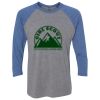 Unisex Triblend Three-Quarter Raglan T-Shirt Thumbnail