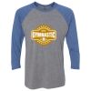 Unisex Triblend Three-Quarter Raglan T-Shirt Thumbnail