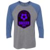 Unisex Triblend Three-Quarter Raglan T-Shirt Thumbnail