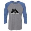 Unisex Triblend Three-Quarter Raglan T-Shirt Thumbnail