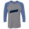 Unisex Triblend Three-Quarter Raglan T-Shirt Thumbnail