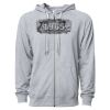 Icon Unisex Lightweight Loopback Terry Full-Zip Hooded Sweatshirt Thumbnail