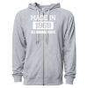 Icon Unisex Lightweight Loopback Terry Full-Zip Hooded Sweatshirt Thumbnail