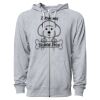 Icon Unisex Lightweight Loopback Terry Full-Zip Hooded Sweatshirt Thumbnail