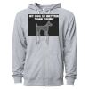 Icon Unisex Lightweight Loopback Terry Full-Zip Hooded Sweatshirt Thumbnail