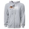 Icon Unisex Lightweight Loopback Terry Full-Zip Hooded Sweatshirt Thumbnail