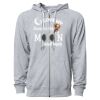 Icon Unisex Lightweight Loopback Terry Full-Zip Hooded Sweatshirt Thumbnail