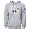 Icon Unisex Lightweight Loopback Terry Full-Zip Hooded Sweatshirt Thumbnail