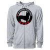 Icon Unisex Lightweight Loopback Terry Full-Zip Hooded Sweatshirt Thumbnail