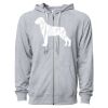 Icon Unisex Lightweight Loopback Terry Full-Zip Hooded Sweatshirt Thumbnail