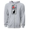 Icon Unisex Lightweight Loopback Terry Full-Zip Hooded Sweatshirt Thumbnail