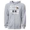 Icon Unisex Lightweight Loopback Terry Full-Zip Hooded Sweatshirt Thumbnail