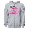 Icon Unisex Lightweight Loopback Terry Full-Zip Hooded Sweatshirt Thumbnail