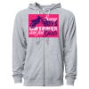 Icon Unisex Lightweight Loopback Terry Full-Zip Hooded Sweatshirt Thumbnail