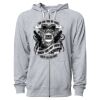 Icon Unisex Lightweight Loopback Terry Full-Zip Hooded Sweatshirt Thumbnail