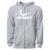 Icon Unisex Lightweight Loopback Terry Full-Zip Hooded Sweatshirt Thumbnail