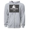 Icon Unisex Lightweight Loopback Terry Full-Zip Hooded Sweatshirt Thumbnail