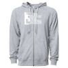 Icon Unisex Lightweight Loopback Terry Full-Zip Hooded Sweatshirt Thumbnail