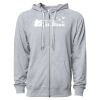 Icon Unisex Lightweight Loopback Terry Full-Zip Hooded Sweatshirt Thumbnail