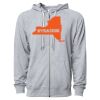 Icon Unisex Lightweight Loopback Terry Full-Zip Hooded Sweatshirt Thumbnail