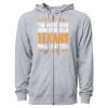 Icon Unisex Lightweight Loopback Terry Full-Zip Hooded Sweatshirt Thumbnail