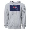 Icon Unisex Lightweight Loopback Terry Full-Zip Hooded Sweatshirt Thumbnail