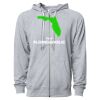 Icon Unisex Lightweight Loopback Terry Full-Zip Hooded Sweatshirt Thumbnail