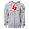 Icon Unisex Lightweight Loopback Terry Full-Zip Hooded Sweatshirt Thumbnail