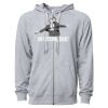 Icon Unisex Lightweight Loopback Terry Full-Zip Hooded Sweatshirt Thumbnail