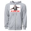 Icon Unisex Lightweight Loopback Terry Full-Zip Hooded Sweatshirt Thumbnail