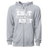 Icon Unisex Lightweight Loopback Terry Full-Zip Hooded Sweatshirt Thumbnail