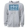 Icon Unisex Lightweight Loopback Terry Full-Zip Hooded Sweatshirt Thumbnail