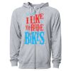 Icon Unisex Lightweight Loopback Terry Full-Zip Hooded Sweatshirt Thumbnail