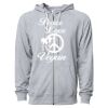 Icon Unisex Lightweight Loopback Terry Full-Zip Hooded Sweatshirt Thumbnail