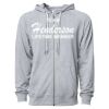 Icon Unisex Lightweight Loopback Terry Full-Zip Hooded Sweatshirt Thumbnail