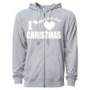 Icon Unisex Lightweight Loopback Terry Full-Zip Hooded Sweatshirt Thumbnail