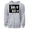 Icon Unisex Lightweight Loopback Terry Full-Zip Hooded Sweatshirt Thumbnail