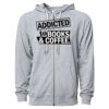 Icon Unisex Lightweight Loopback Terry Full-Zip Hooded Sweatshirt Thumbnail