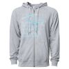 Icon Unisex Lightweight Loopback Terry Full-Zip Hooded Sweatshirt Thumbnail