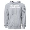 Icon Unisex Lightweight Loopback Terry Full-Zip Hooded Sweatshirt Thumbnail