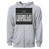 Icon Unisex Lightweight Loopback Terry Full-Zip Hooded Sweatshirt Thumbnail